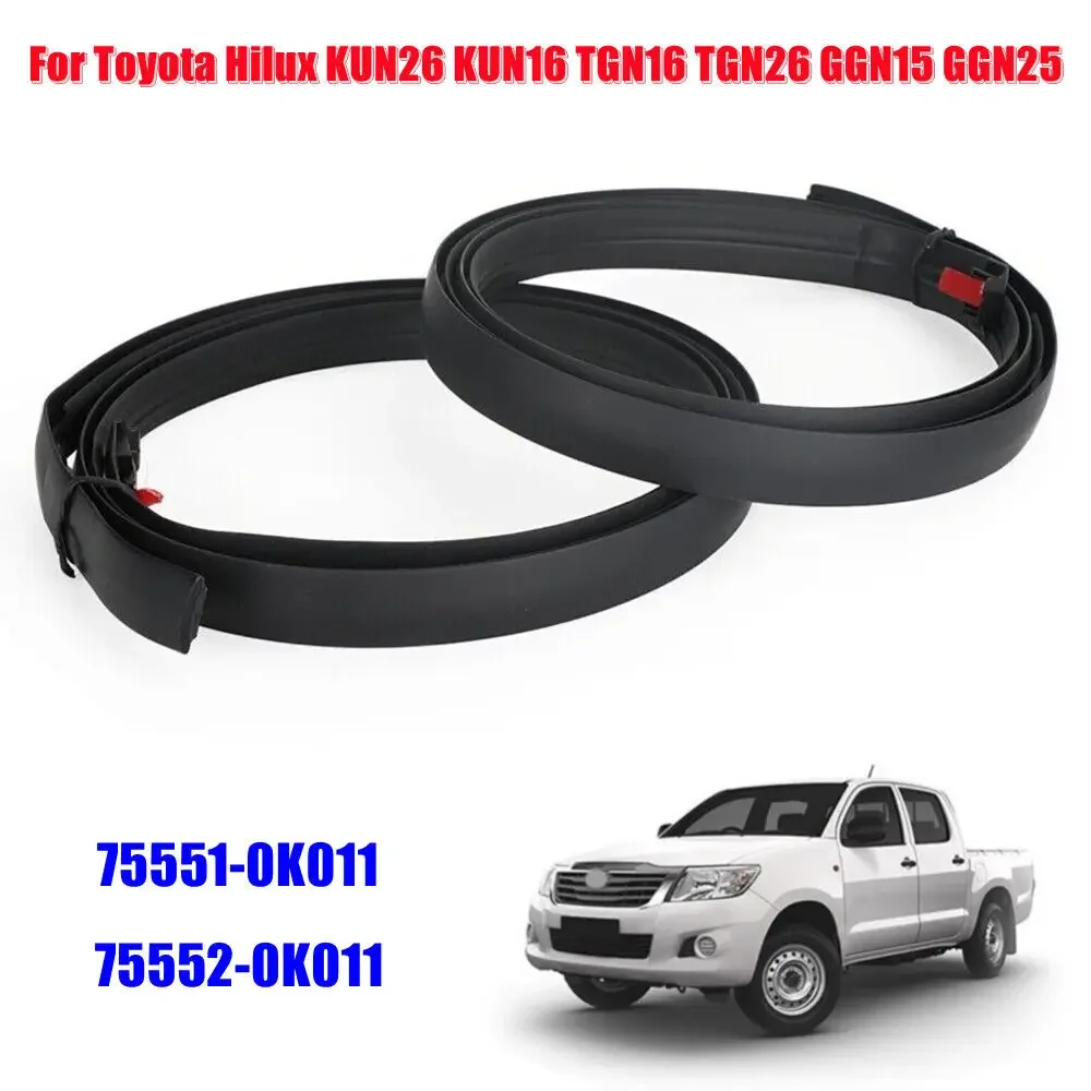 Muslimexayal Per Toyota Hilux Kun26 Kun16 Tgn16 Tgn26 Ggn15 Ggn25 Car Roof Drip Finish Modanatura Strisce Di Tenuta Trim Auto