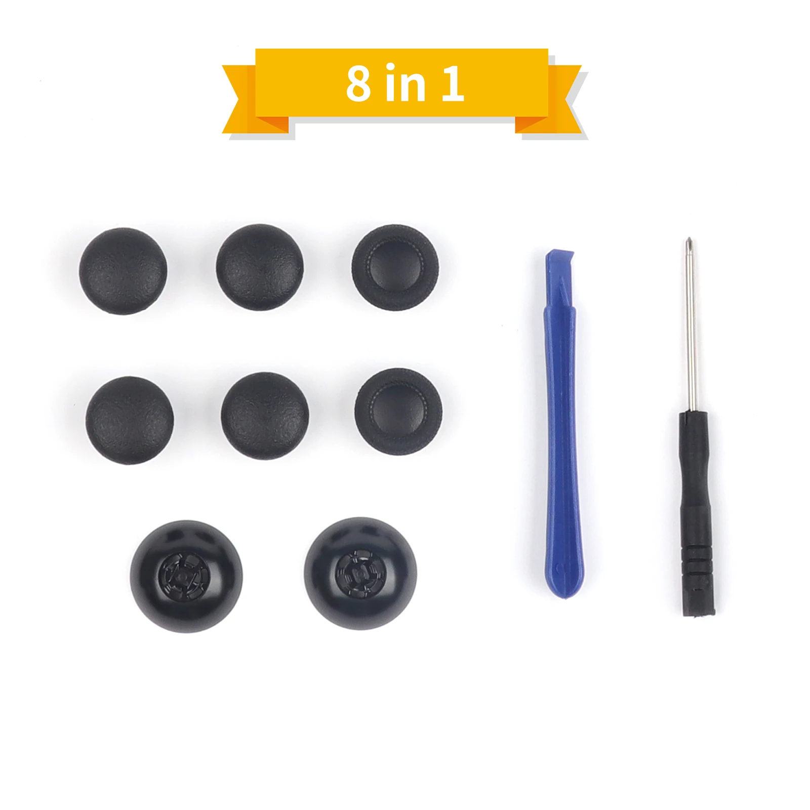 6/8 In 1 Analog Stick Grip Caps Joystick Di Ricambio Accessori Per Gamepad Per Ps5 / Ps5 Edge Controller Swap Thumbstick