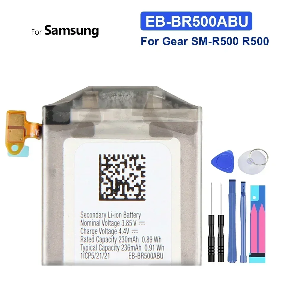 Batteria Di Ricambio Eb-Br500Abu Per Samsung Galaxy Watch R500 Active Sm-R500 236Mah