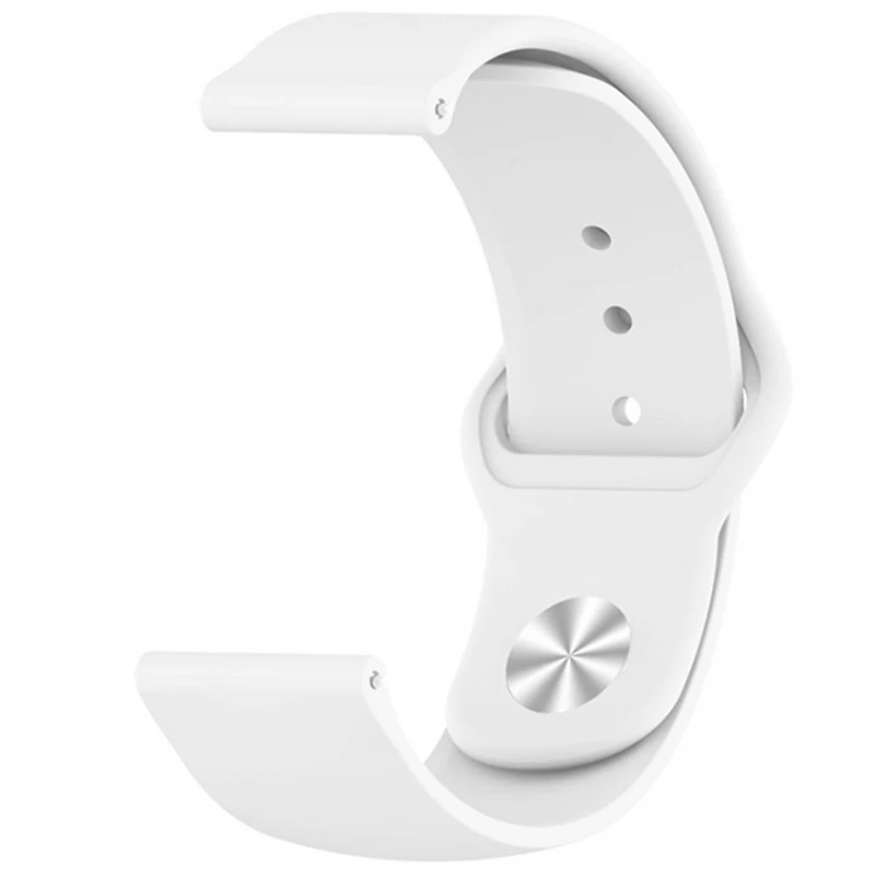 Cinturino Per Orologio Per Samsung Galaxy Watch Active Xiaomi Amazfit Bip 20 Mm Bianco # Lunghezza: 20Mm # Samsung Galaxy Watch Active (Sm-R500)