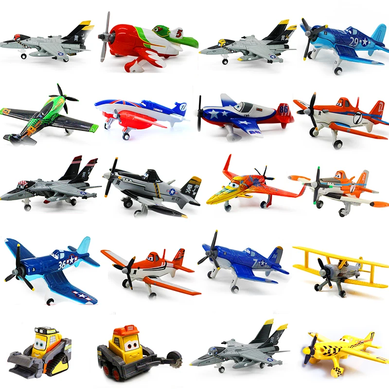 Aerei Originali Disney Pixar Dusty Crophopper El Chupslatra Wizard Ripslinger Metal Diecast Model Plane Toy For Children