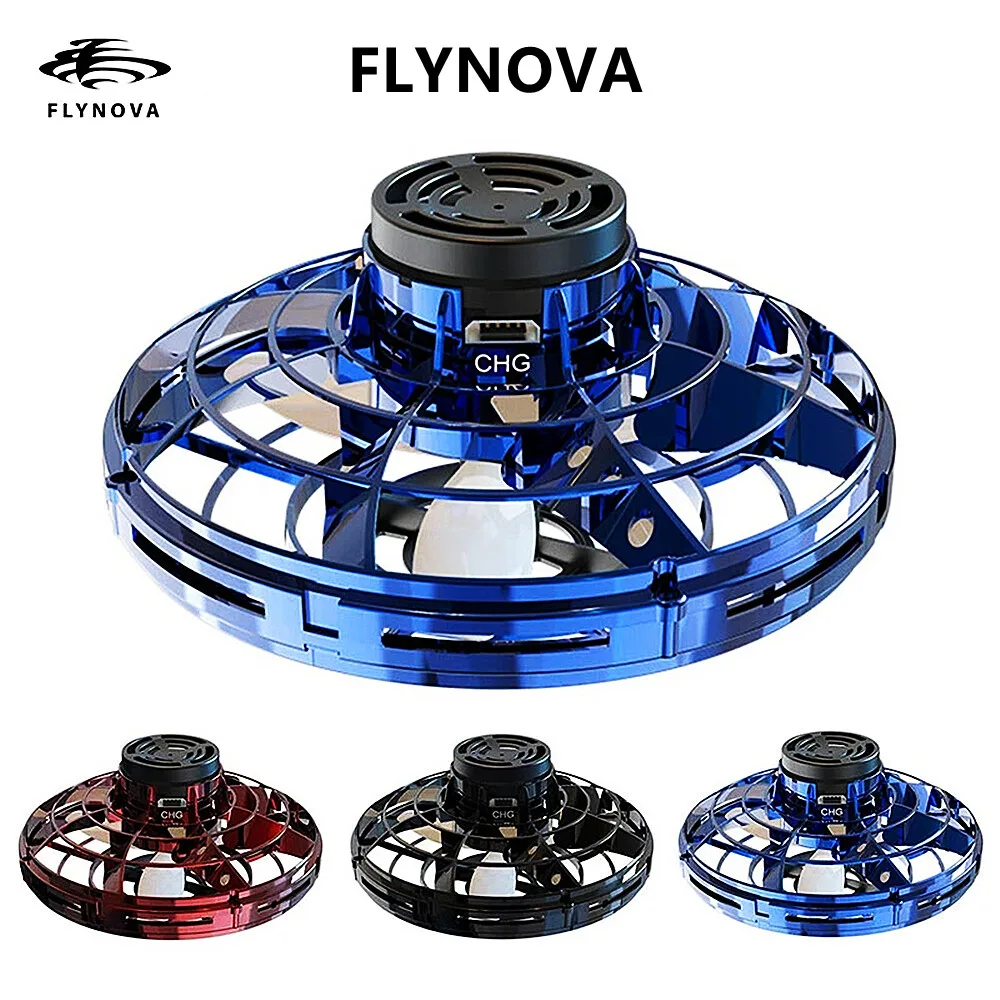 Flynova Drone Fly Spinner Bambini Bambini Adulti Fidget Giocattoli Mini Ufo Flyorb Flying Spinner Dropshipping