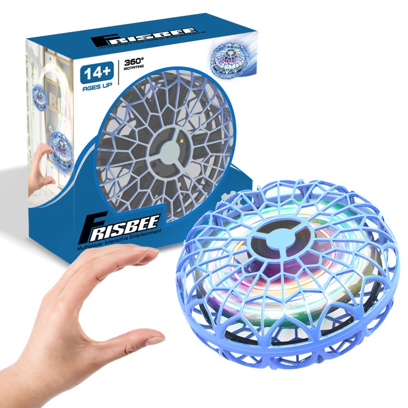 Mini Ufo Rc Drone Magic Hand Throw Back Spin Ball Anti-Collisione Flying Helicopter Aircraft Remote Sensing Giocattoli Elettrici Per Bambini