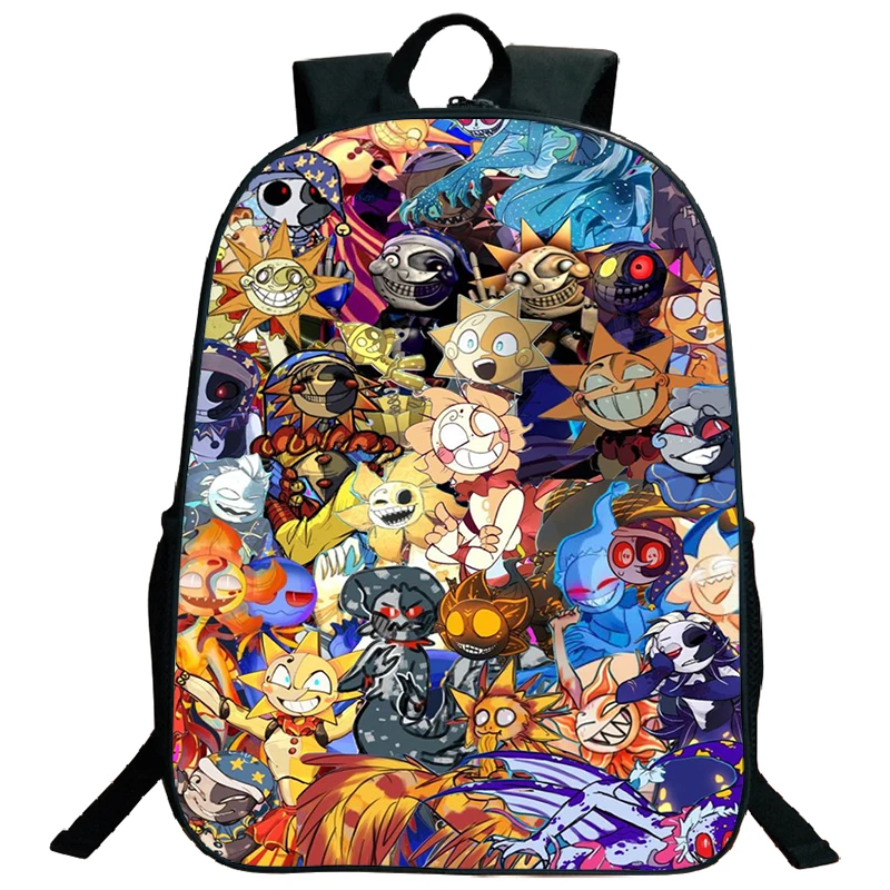 Anime Fnaf Sundrop Moondrop Zaino Grande Capacità Kids Bookbag Security Violation Sunrise School Bags For Boys Girls Laptop Bags