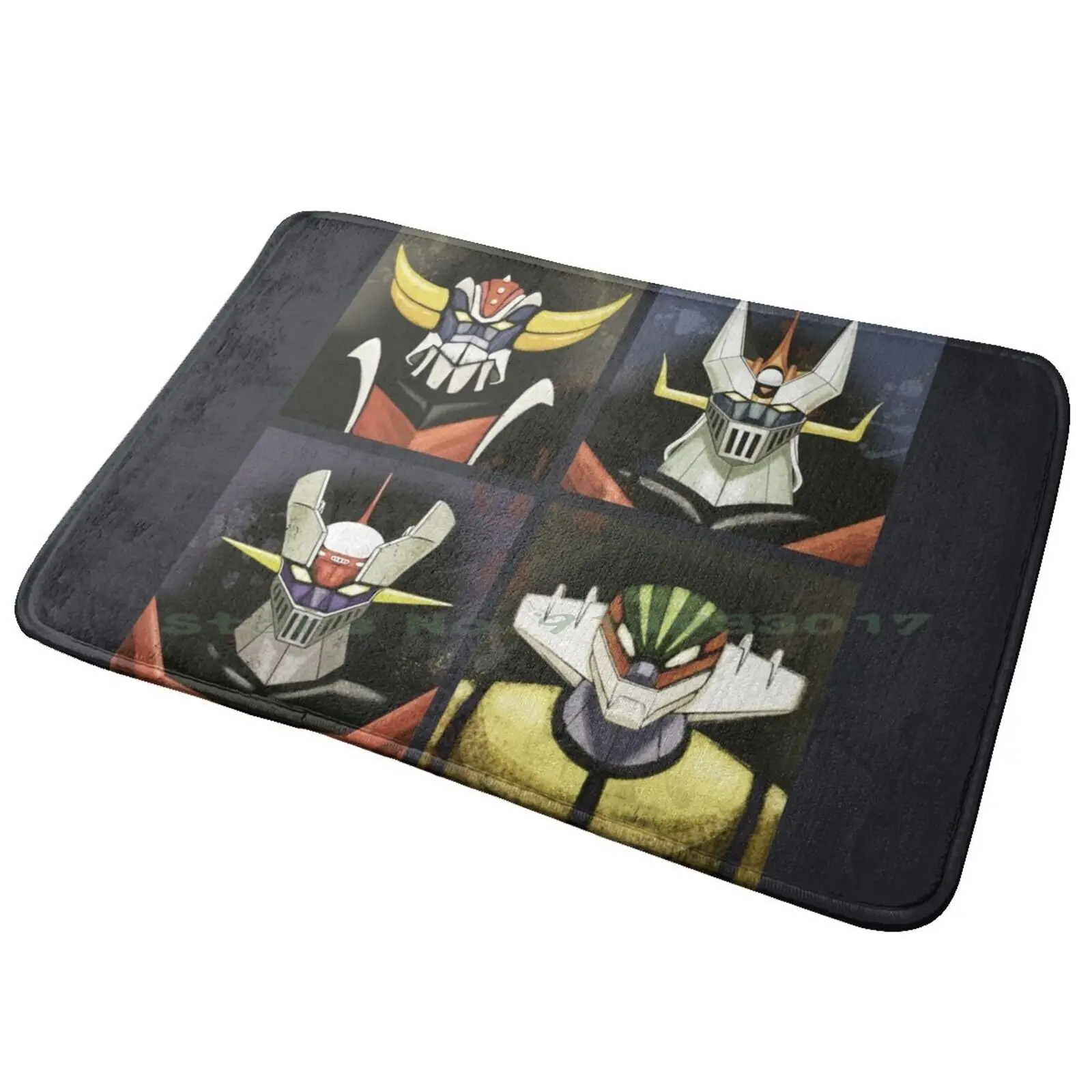 Go Nagai Tribute-Grendizer , Jeeg, Z, Ottimo Tappetino Per Porta D'Ingresso Tappetino Da Bagno Tappeto Go Nagai Z Great Jeeg Ufo Robot Mazinga Grendiz