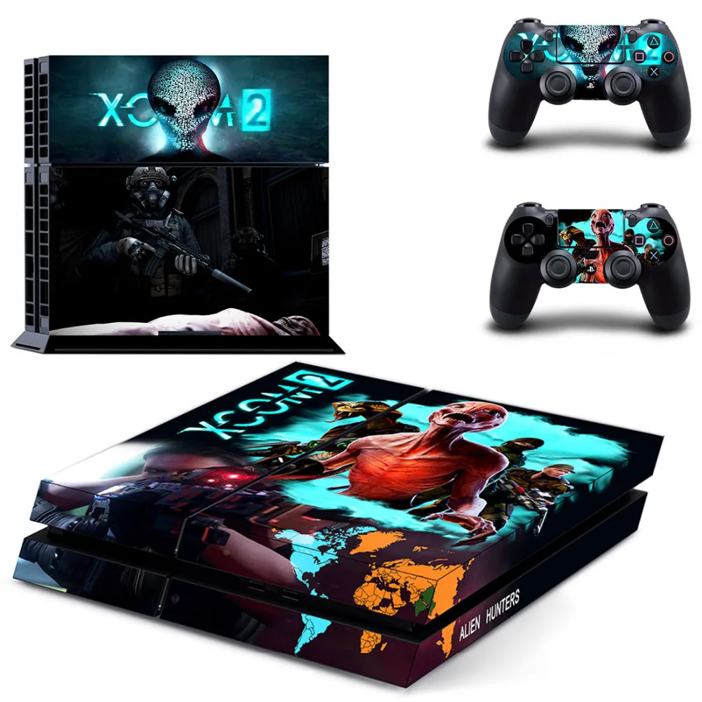 Game Xcom 2 Aline Hunters Ps4 Skin Sticker Decal Per Sony Playstation 4 Console E 2 Controller Ps4 Skin Sticker Vinyl
