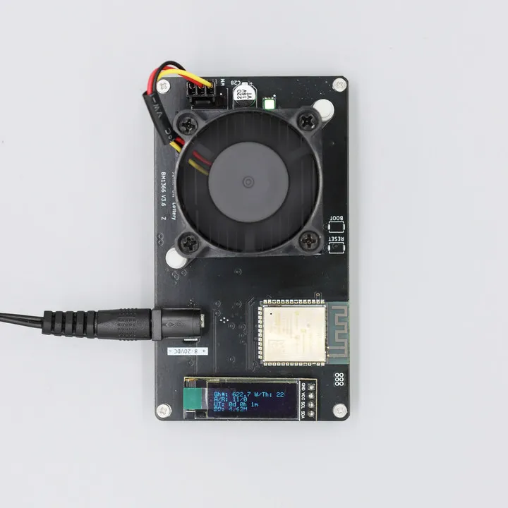 Bitaxe Ultra 1366 Bitcoin Miner 500Gh/S Hashrate Btc Solo Mining Machine Bitcoin Lotto Miner Con Alimentatore 5V 6A