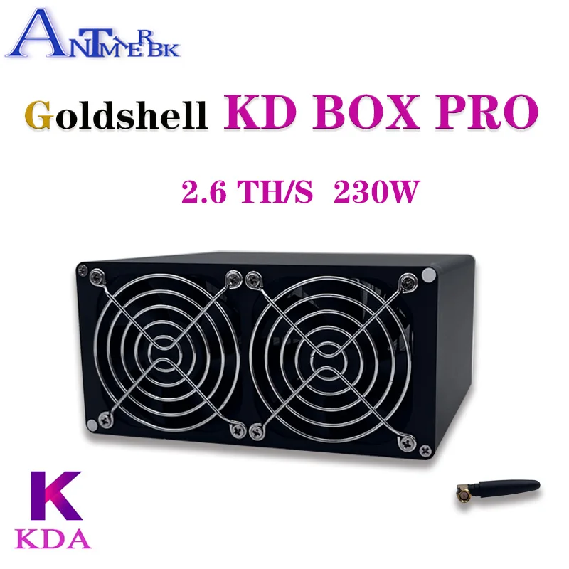 Stock Kda Miner Goldshell Kd Box Pro 2.6T Migliore E Più Economico Del Minatore Di Bitcoin Elio Asic S9