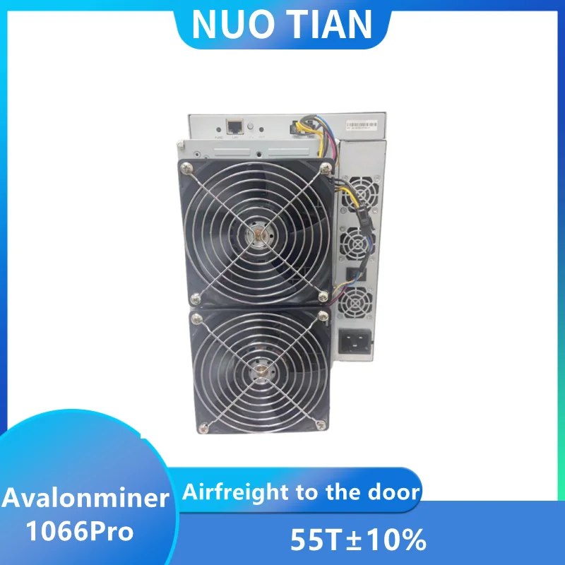 Usato Old Avalon 1066Pro 55T(± 10%) Sha256 Asic Miner Btc Bitcoin Miner A1066Pro Avalon Miner A1066 55Th/S Con Alimentatore Psu