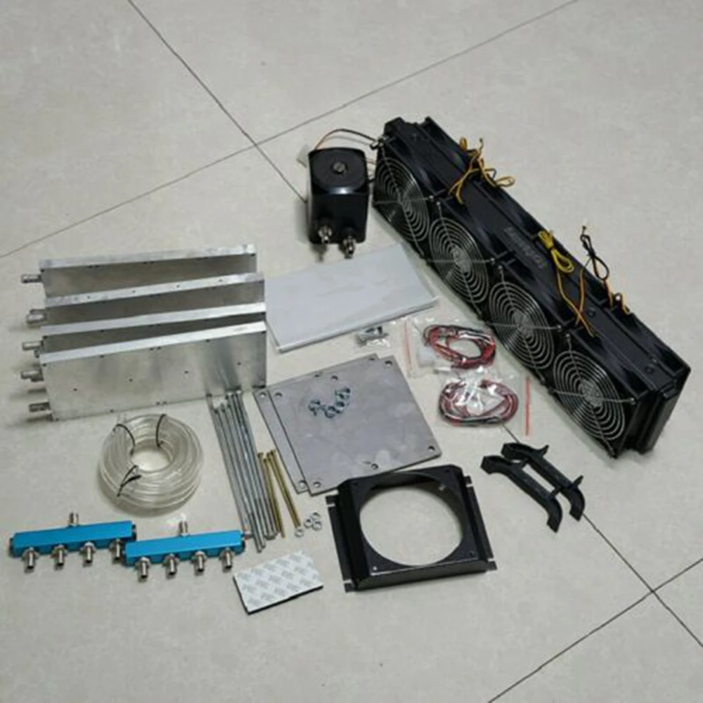 Bitcoin Miner Machine Kit Di Raffreddamento Ad Acqua Per Minatori Dissipatore Di Calore Liquido Fai Da Te