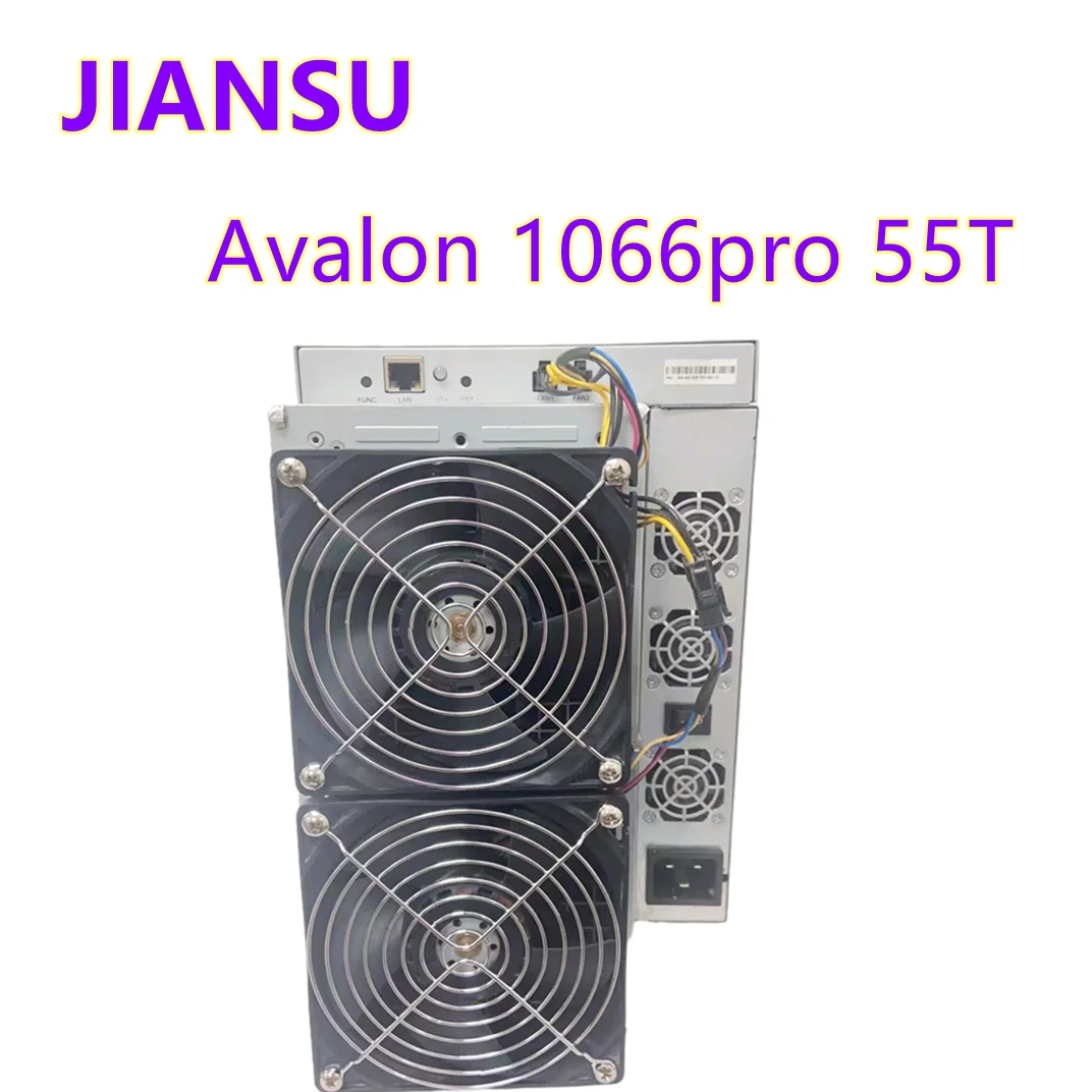 Usato Vecchio Avalon 1066Pro 55T Sha256 Asic Miner Btc Bitcoin Miner A1066Pro Avalon Miner A1066 55Th/S Con Alimentatore Psu