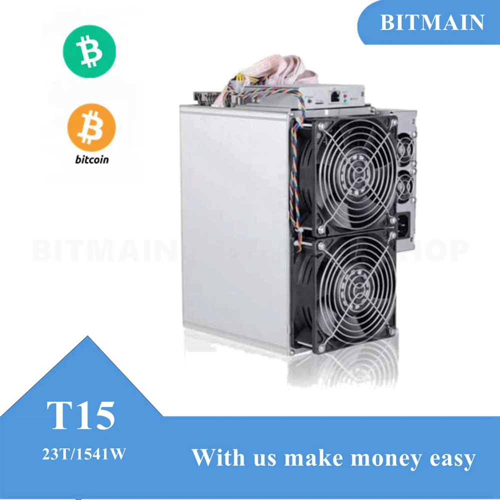 Mantieni Il Calore Minerario Ricondizionato E Usato Bitcoin Miner Antminer T15 23T Con Psu Buono Per L'Energia Solare Elettrica Gratuita
