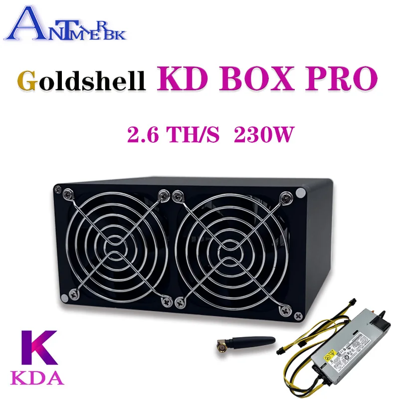 Nuova Versione Goldshell Kd Box Pro 2.6T Vnrate Kda Migliore E Più Economico Del Minatore Di Bitcoin Elio Asic
