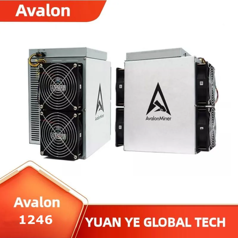 Nuovo Btc Bch Miner Canaan Avalon 1246 85T 87T 90T 93T 96T Bitcoin Aisc Mining Machine Bit Coin Avalon 1246 Miner