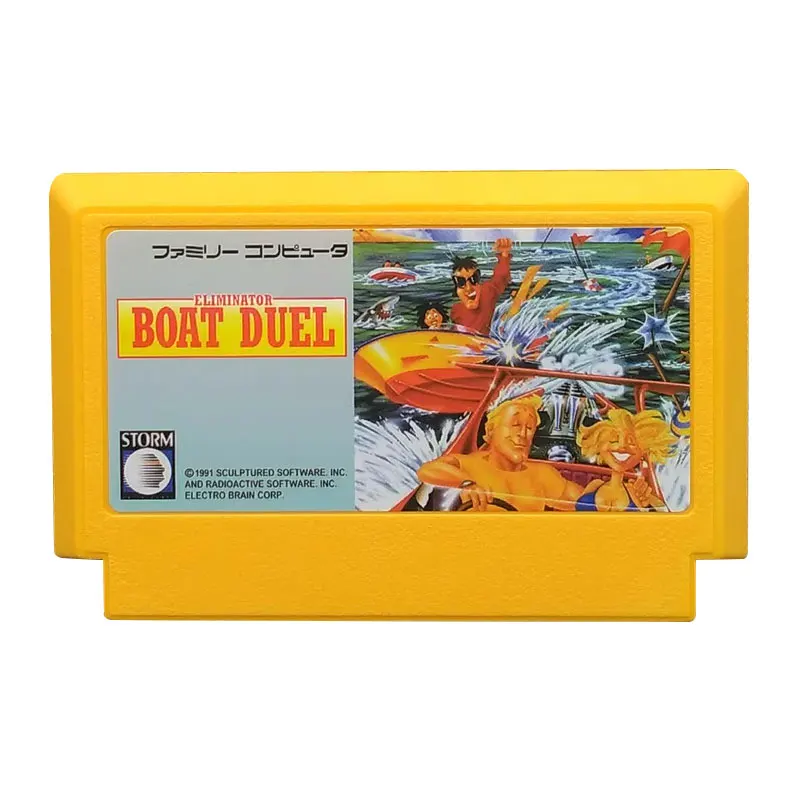 Eliminator-Boat-Duel Cartuccia Di Gioco A 8 Bit Per Console Di Gioco Tv A 60 Pin Versione Giapponese
