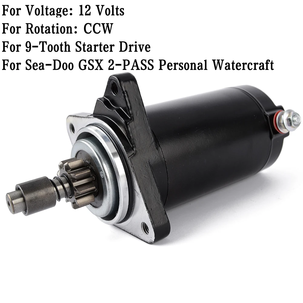 Motorino Di Avviamento A 8 Denti Per Seadoo Sea-Doo Gsx Gti Le Gtx 3D Rfi Sea Doo 278001497 278001936