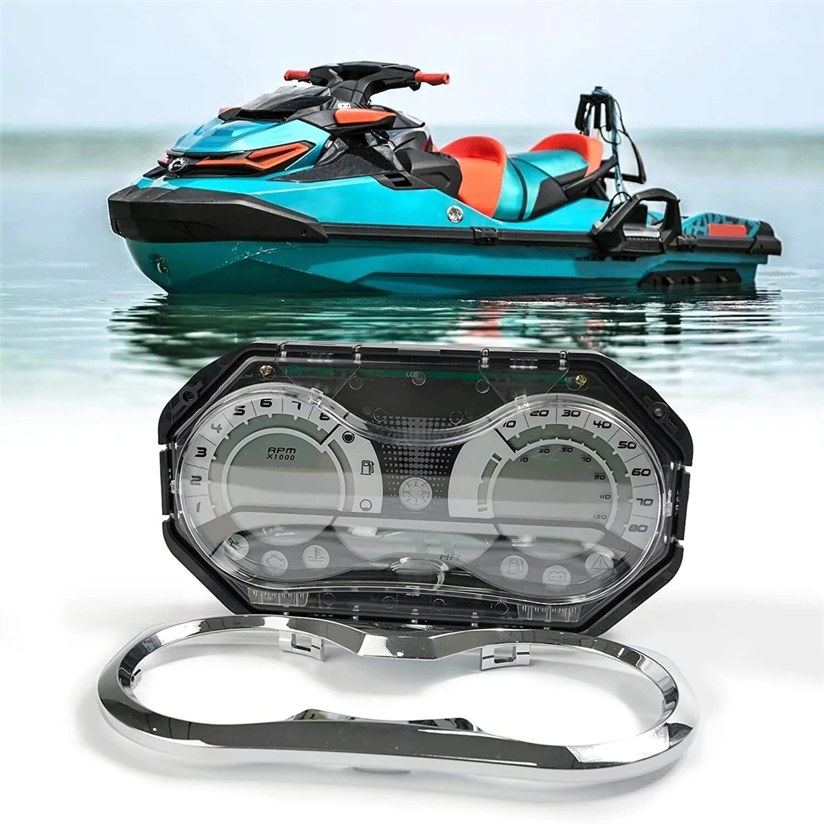 Per Jet Skis Seadoo Rxp-X Rxt-X Gtx Brp Lcd Tachimetro Gauge Cluster 278002270