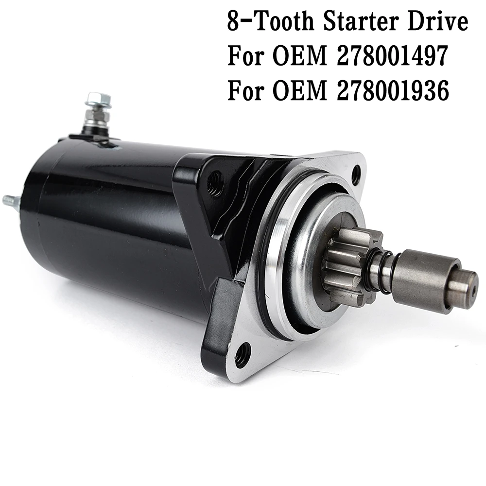 Motorino Di Avviamento A 8 Denti Per Seadoo Sea-Doo Gsx Gti Le Gtx 3D Rfi Sea Doo 278001497 278001936