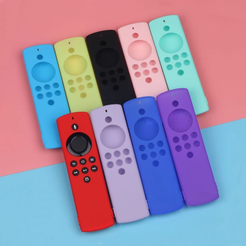 Per-Amazon-Fire Tv Stick Lite Custodia Protettiva In Silicone Cover Skin Remote Control Xx9B