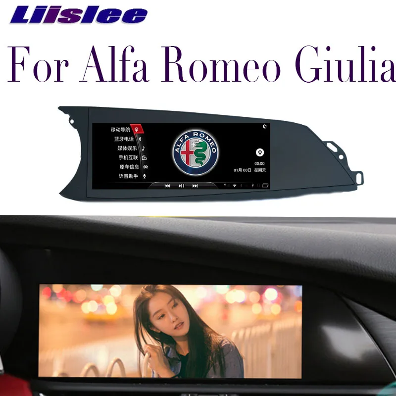 Liislee Car Multimedia Gps Hifi Audio Radio Stereo Carplay Per Alfa Romeo Giulia 2016 2017 2018 2019 Lettore Di Navigazione Navi