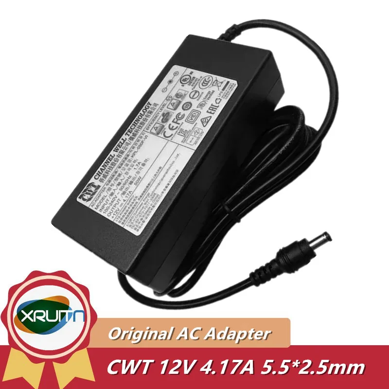 Caricabatterie Adattatore Ca Originale Cwt Kpl-050F 12V 4.17A Per Lacie D2 Thunderbolt 2 Alimentatore Per Disco Rigido Desktop