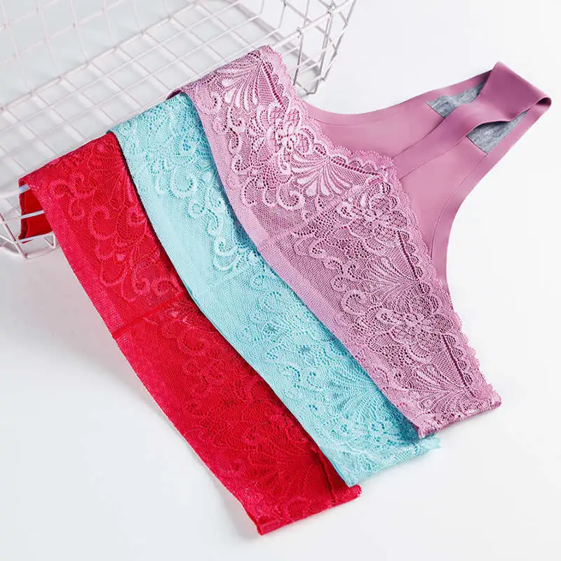 Sexy Lacy G-String Plus Size Mutandine Da Donna Perizoma A Vita Bassa Per Donna Nessuna Traccia T Per Biancheria Intima Da Ragazza
