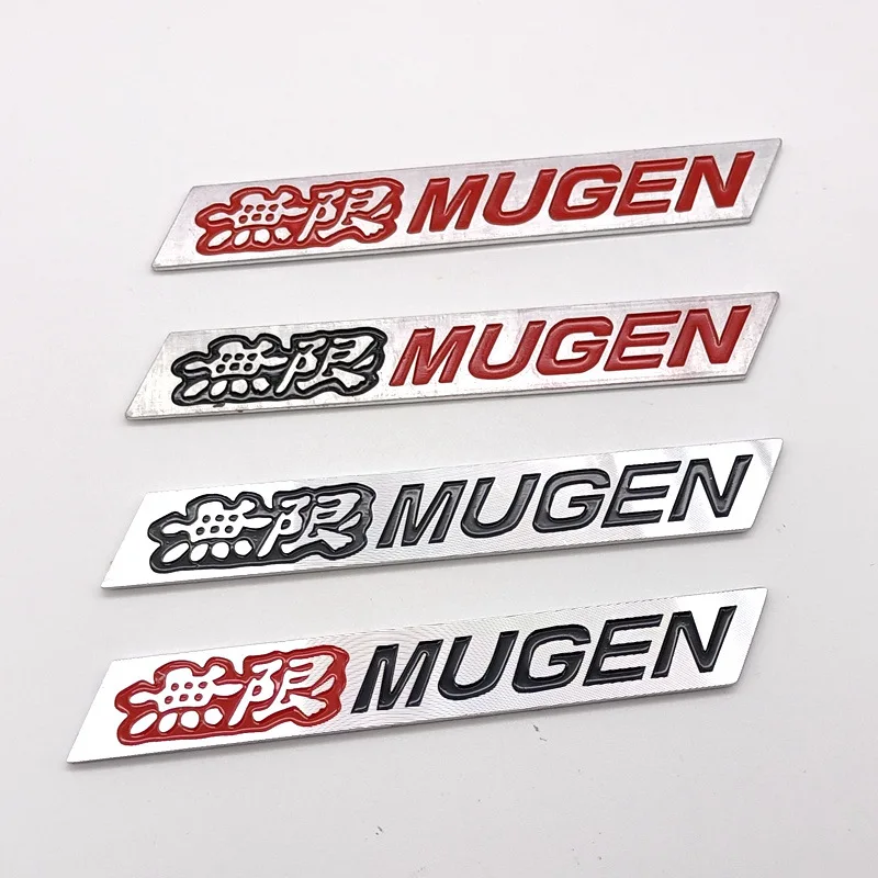 Nuovo Refit 3D Metal Car Fender Trunk Targhetta Mugen Emblem Badge Per Honda Civic Accord Crv Fit Jazz Mugen Sticker Accessori