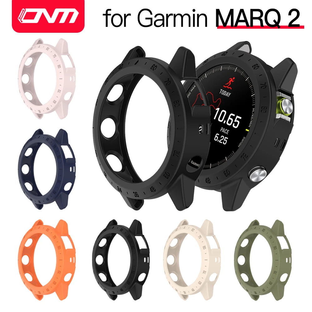 Custodia Protettiva Per Garmin Marq 2 Gen2 Adventurer Golfer Captain Atleta Aviator Paraurti Antigraffio Accessorio Guscio Protettivo