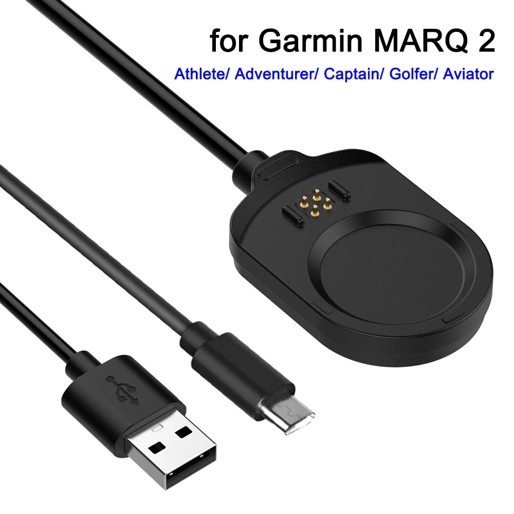 Caricabatterie Per Garmin Marq 2 Gen2 Watch Cavo Di Ricarica Usb Per Marq2 Adventurer/Driver/Aviator/Captain/Atleta/Golfer Smartwatch