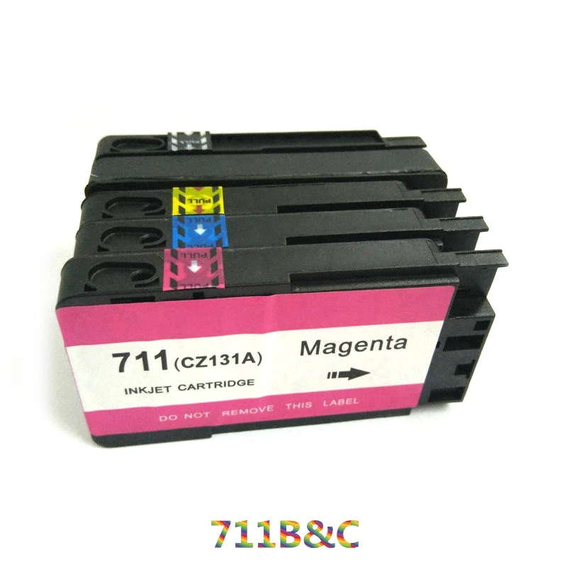 Vilaxh Compatibile Per Cartucce D'Inchiostro Hp 711 Per Stampante Hp Designjet T520 T120 Per Stampante Hp 711 Xl 711Xl Designjet T520 T120