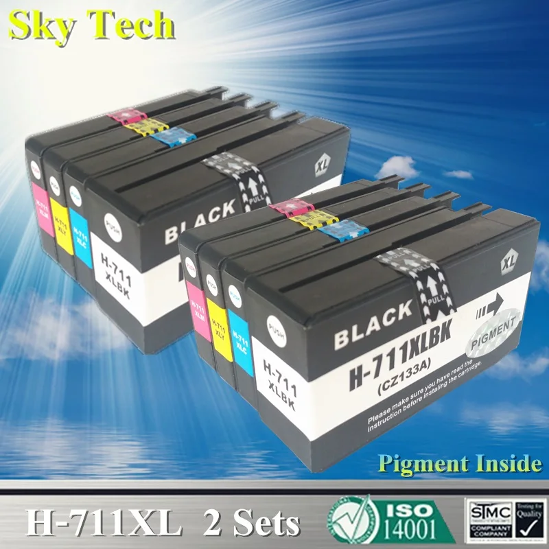 Cartuccia D'Inchiostro Compatibile Per Stampante Hp711Xl Hp-711Xl, Per Stampante Hp Designjet T120 / T520 [Pigment Inside]