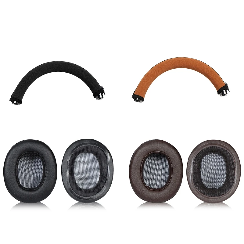Cuscinetti Per Le Orecchie In Schiuma Di Ricambio Cuscinetti Per Le Orecchie Copricuscino Fascia Per Capelli Per Sony Mdr 1Abt 1Rbt 1Rnc Mdr-1A 1Adac 