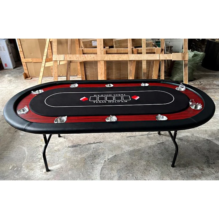 Yh Cheap Casino Poker Table Gambe Pieghevoli Poker Mesa Mesas De Poker Plegables Tavoli Da Casinò Pieghevoli