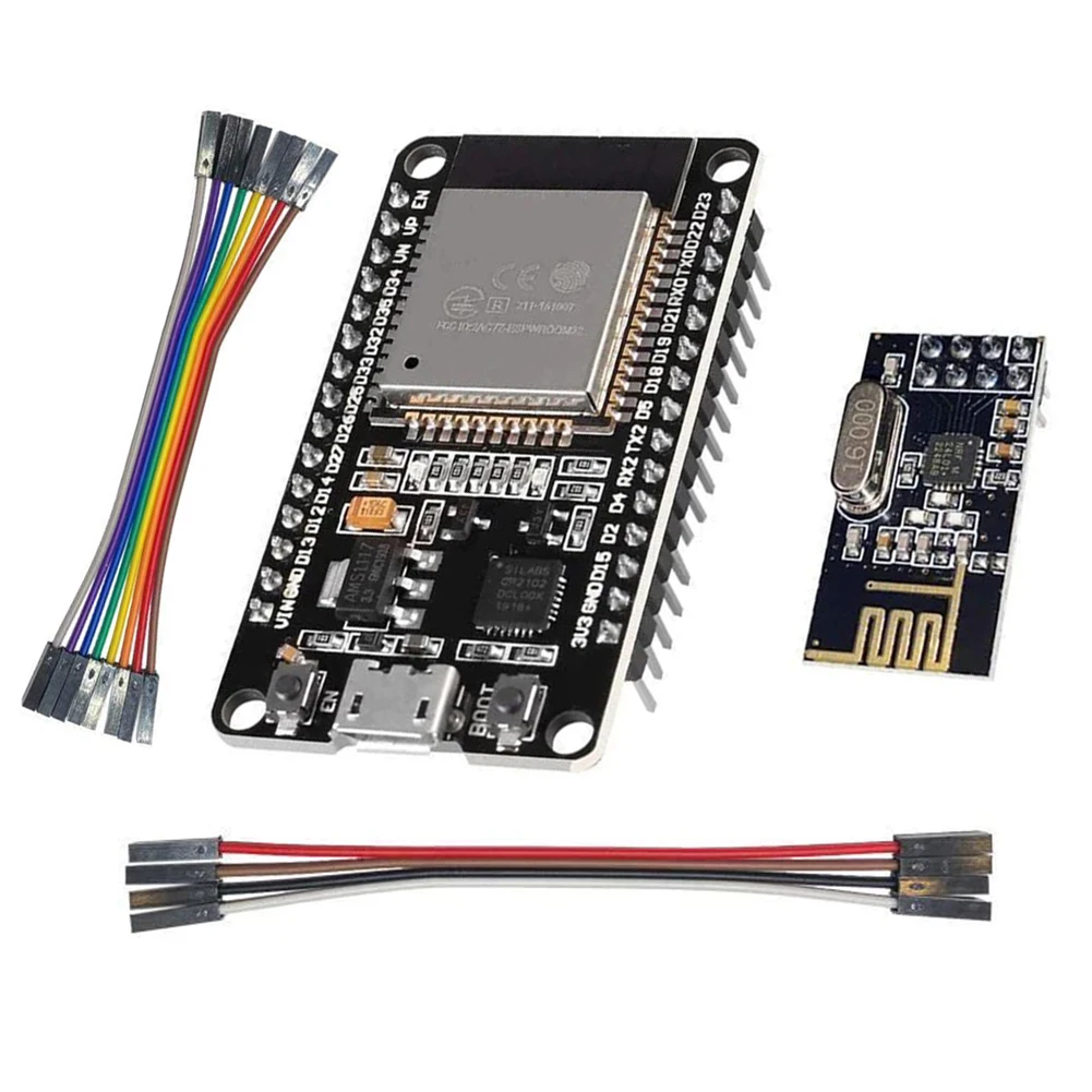 Opendtu Esp32 + Nrf24L01 + Cavo Per Hoymiles Kit Fai Da Te Plug-And-Play Pronto Per Inverter Hoymiles Ampia Compatibilità Ad Alte Prestazioni