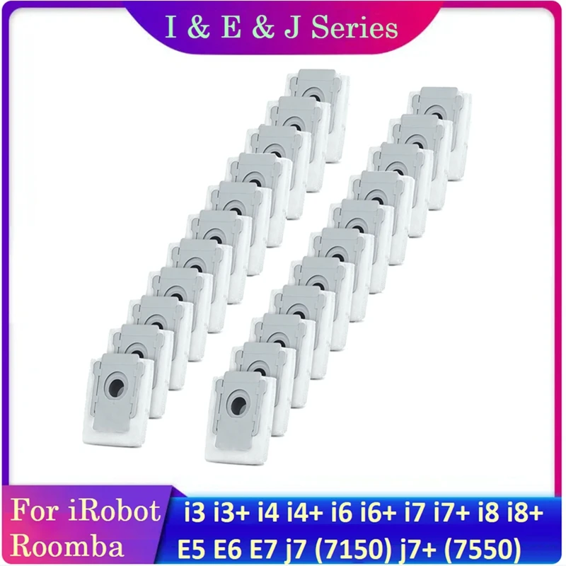 Accessori Per Sacchetti Della Polvere Per Irobot Roomba (7150) I7 + I7 Plus (7550) I3 +(3550) I8 +(8550) S9 (9150) S9 Plus J7 +(7550)