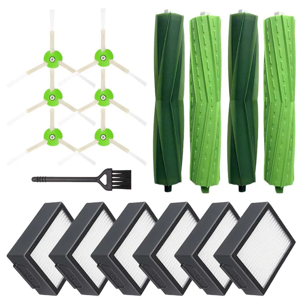 Spazzole Laterali A Rullo Centrale Filtri Hepa Per Irobot Roomba I3 Plus I3 + Robot Aspirapolvere Parti Accessori Kit
