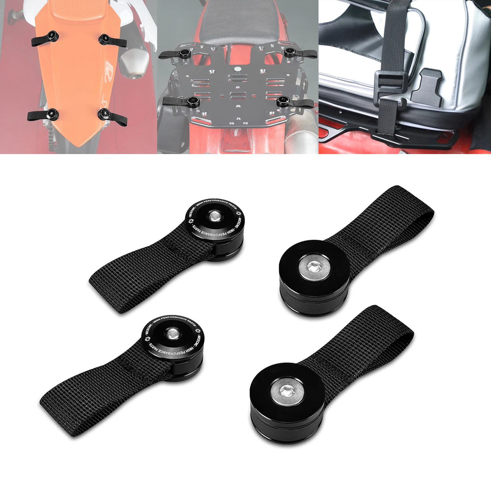 Posteriore Bagagli Os-Rack Loop 6Mm Fori Per Ktm 790 890 Adventure 690 Enduro R Smcr Honda Husqvarna Suzuki Yamaha Tenere 700 Xtz700
