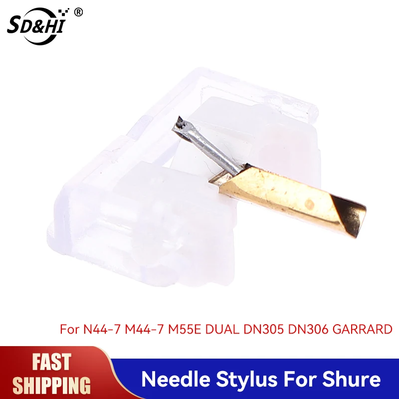 Sostituzione Della Punta Diamantata Trasparente Di Alta Qualità Shure N44-7 M44-7 M55E Dn305 Stilo Oem