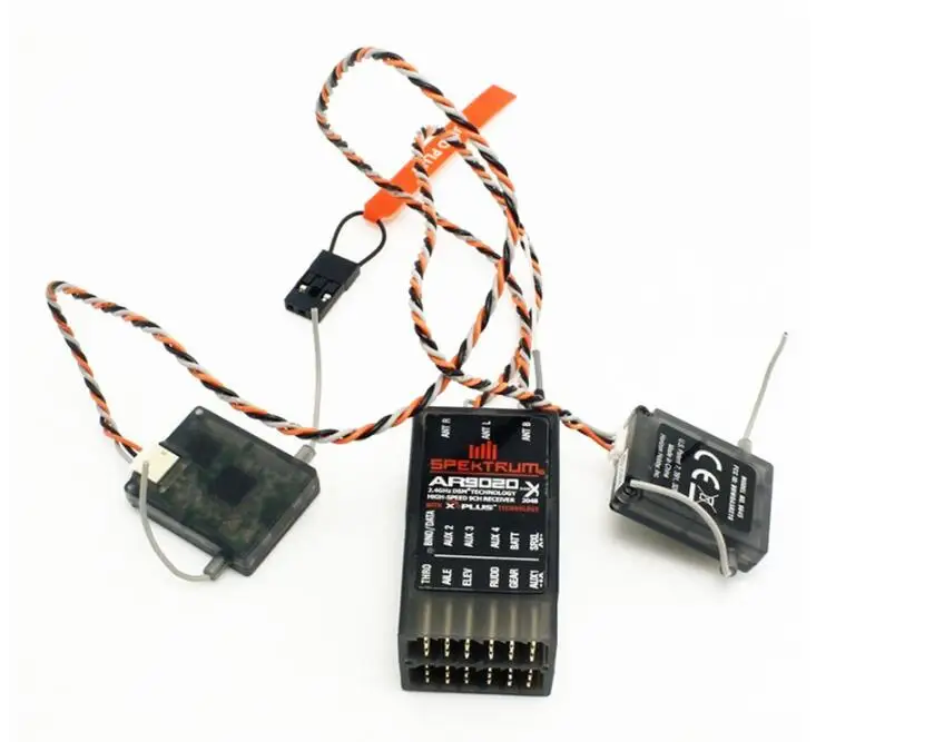 Ar9020 Ricevitore Recettore Accettatore W 2 Satellitari 9Ch Dsm X Dsmx 9 Canali Rx Suit Per Spek(Dx9 Dx8 Dx18 Trasmettitore