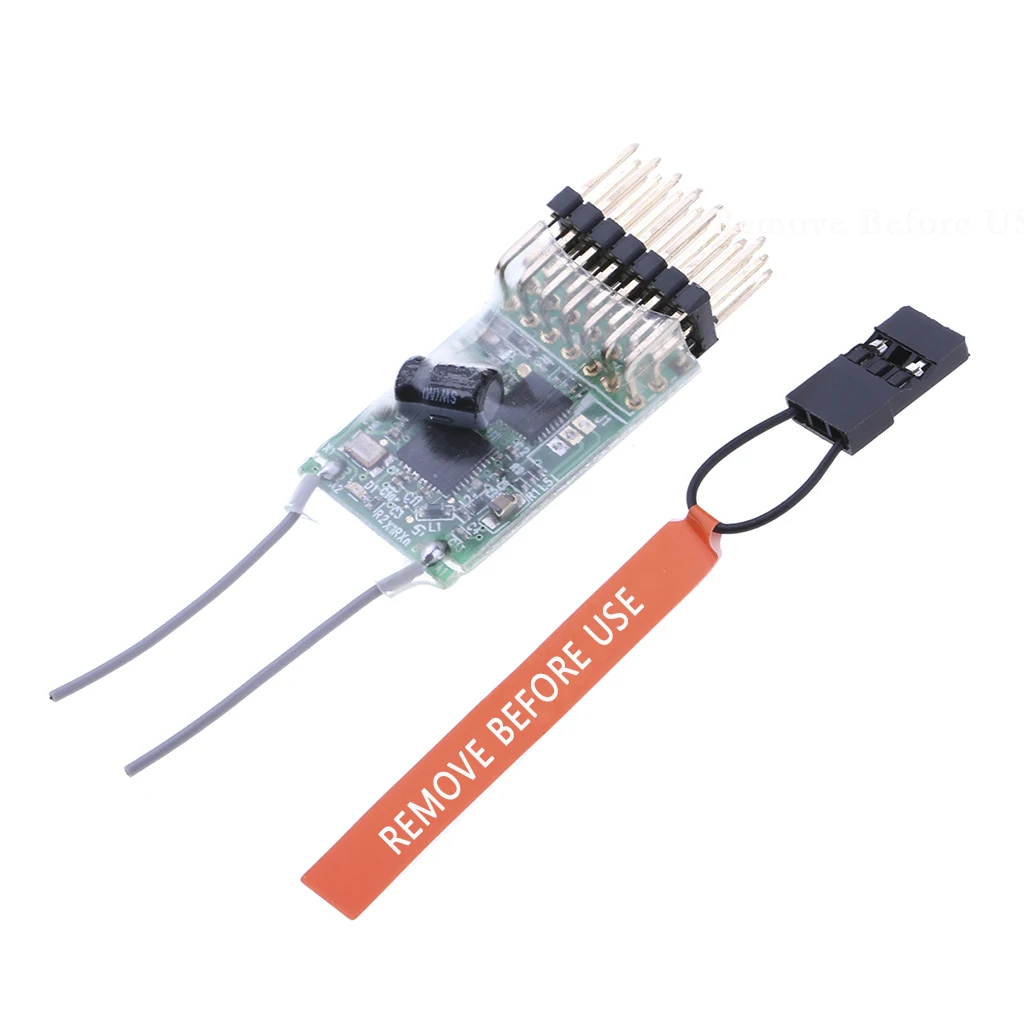 Dsm2 2.4Ghz 6100E Ricevitore A 6 Canali Compatibile Jr/Spektrum/D7E D10 Dx6I Dx18 Dx8 Dx9