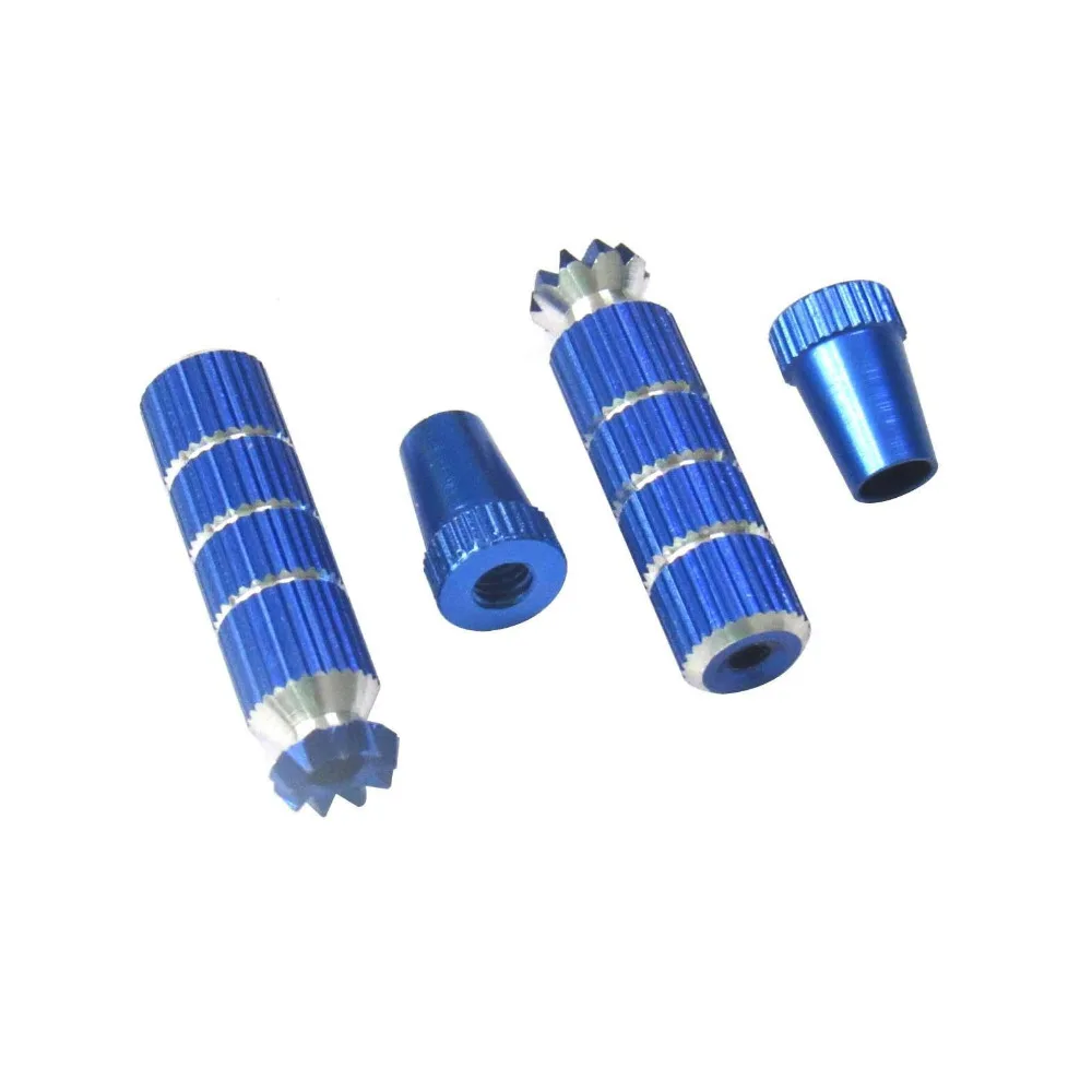 Throttle Stick Aggiornamento Estendere M3 Dimensione Per Jr Futaba Trasmettitore Spektrum Dx6I Dx8 Blu