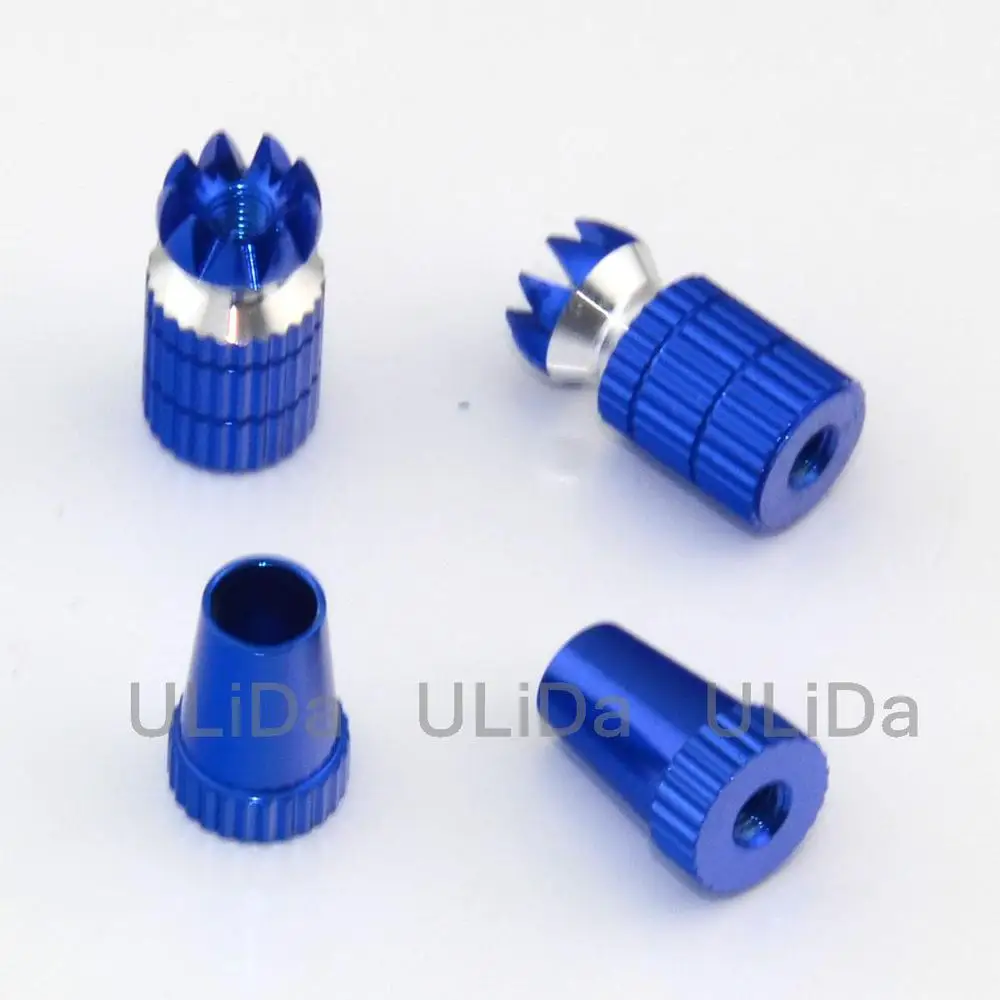 M3 Trasmettitore In Metallo Bastone Anti-Scivolamento Cap Per Futaba Dx6I Dx8 Spektrum Blu