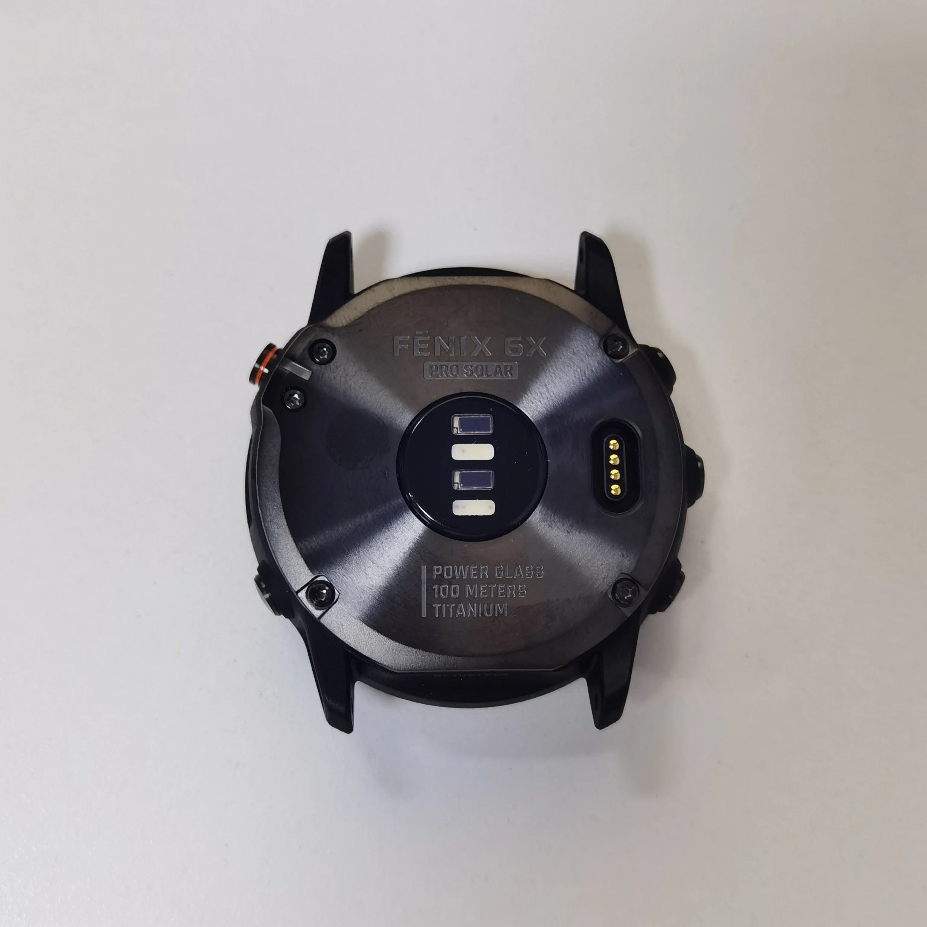 Garmin Fenix 6X Pro Solar Back Case Titanium Fenix 6X Cover Posteriore Solare Shell