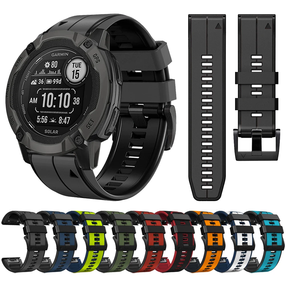 Cinturino In Silicone Quickfit Per Garmin Instinct 2X Solar 26 22 Cinturino Per Garmin Instinct 2 Accessori Per Braccialetti Con Cinturino