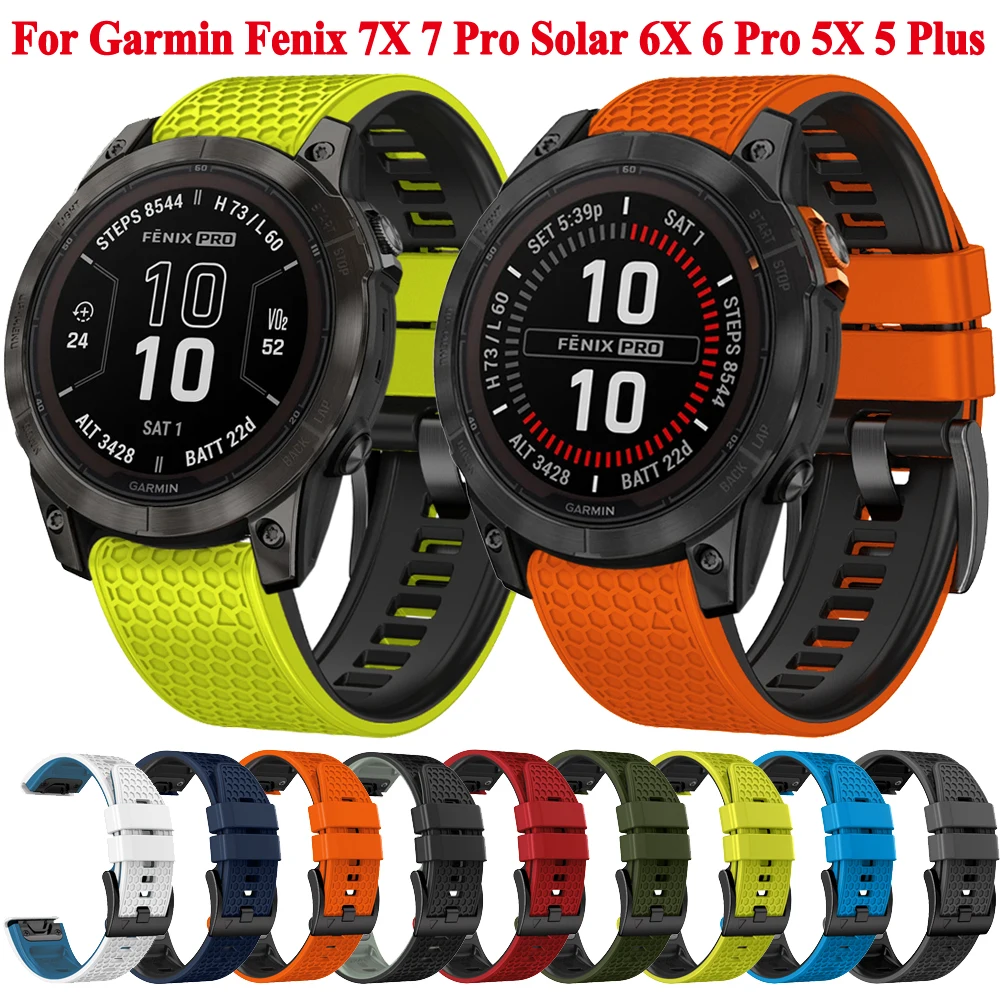 Cinturino Per Orologio Quickfit Per Garmin Fenix 7X 7 Pro Solar 6 6X Pro 5X 5 Plus Bracciale Con Cinturino Da Polso 26Mm 22Mm Per Garmin 7X Pro 6X Pro