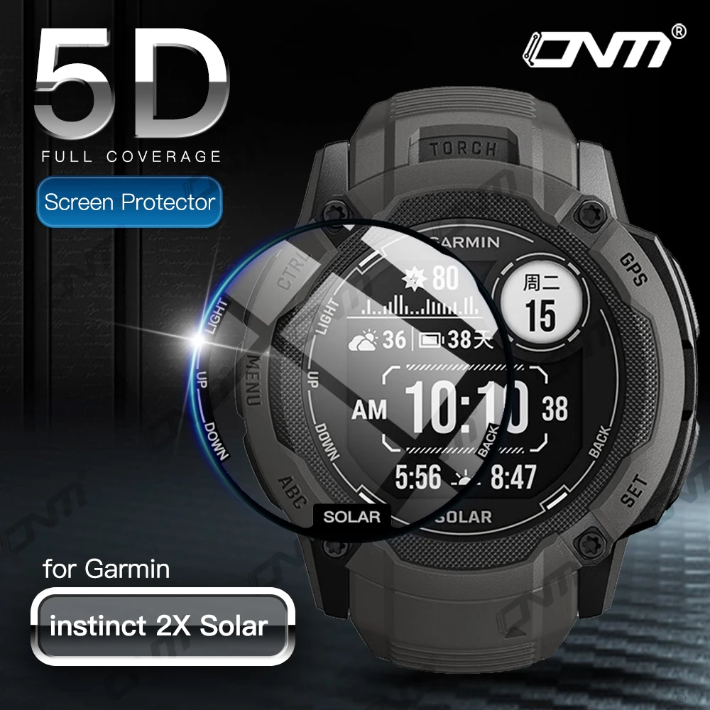 Pellicola Protettiva Morbida 5D Per Garmin Instinct 2X Proteggi Schermo Solare Per Garmin Instinct 2X Solar Smart Watch Pellicola Antigraffio