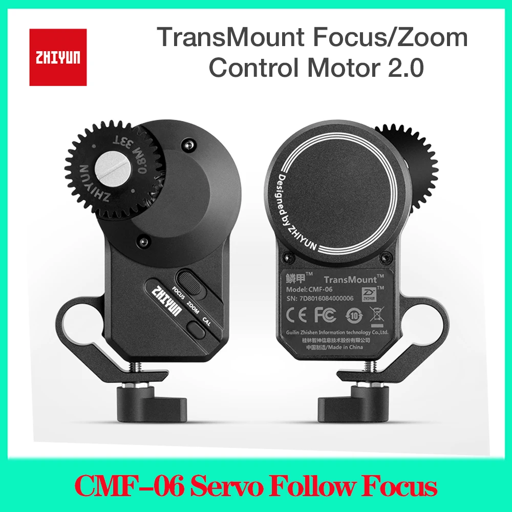Zhiyun Cmf-06 Servo Follow Focus Zoom Combo Kit Per Gru 2S/Crane 3S/Weebill 2/3/S Accessori Stabilizzatori Palmari
