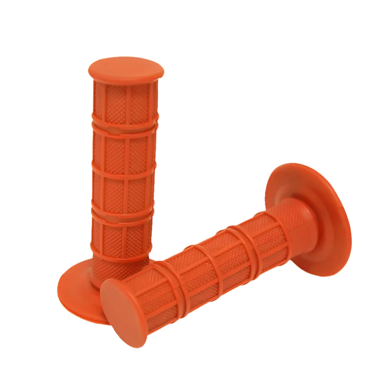Orange Throttle Handle Bar Grips For Pit Dirt Motor Trail Bike Xr Crf Klx Ttr