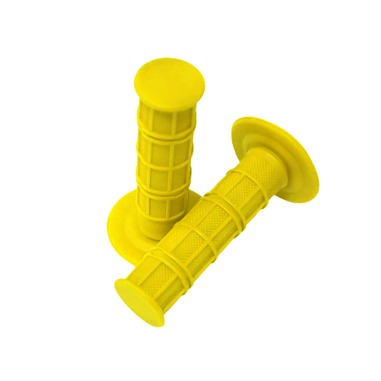 Yellow Throttle Handle Bar Grip For Pit Dirt Motor Trail Dirt Bike Xr Crf Ttr Bbr