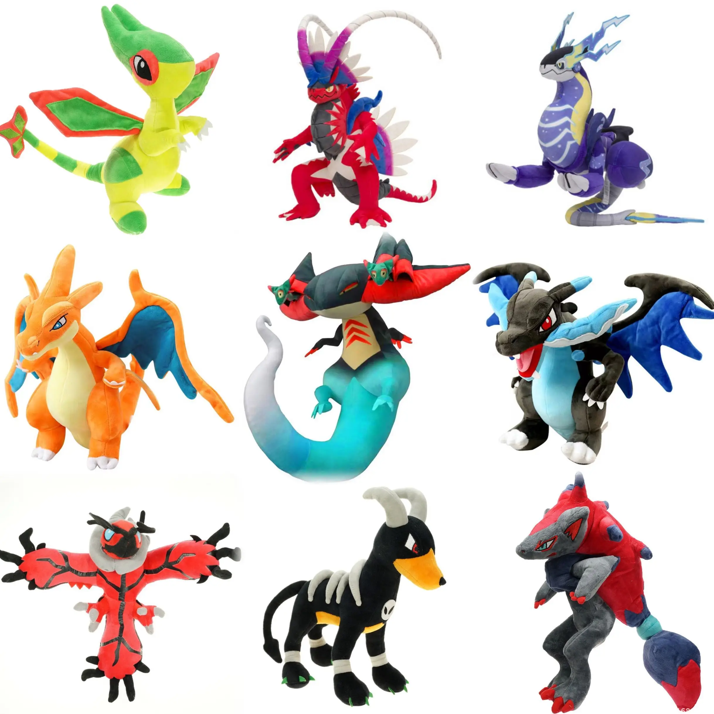 Pokemon Pikachu Peluche Farcito Zoroark Dragapult Koraidon Charizard Blastoise Gengar Flygon Anime Figure Doll Baby Xmas Gift